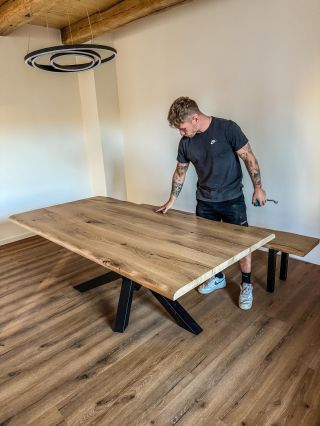 Někdo to rád RUSTIC 🪵🚀🫡 Lavička v akci zdarma 🏡 #doyem #luxusnibydleni #domov #rustic #luxury #luxusnínábytek...